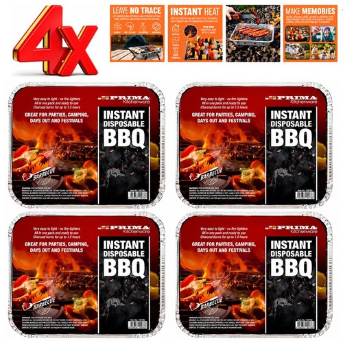 Instant portable bbq - 4, grill