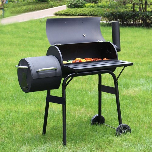 Large charcoal barrel bbq - large,
