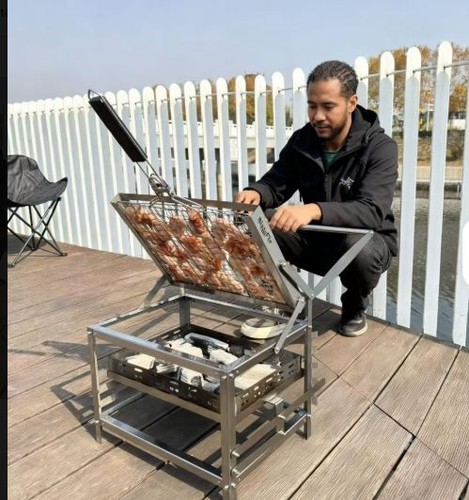 Flip grill charcoal - ,
