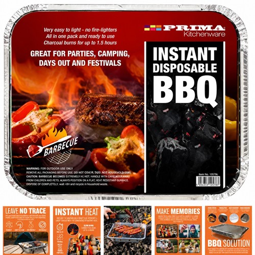 Instant portable bbq grill - portable,