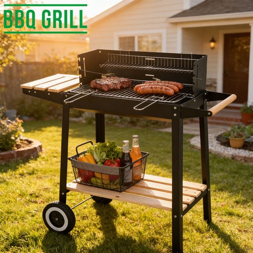 Charcoal grill rectangular bbq - rectangular,
